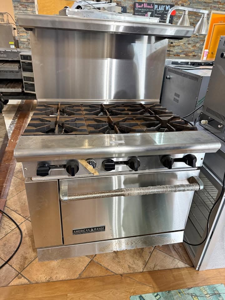 American Range 6 Burner Gas Range – Model AR-6 - $1,500