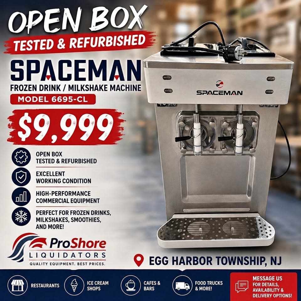 Spaceman 6695-CL Frozen Drink / Milkshake Machine
