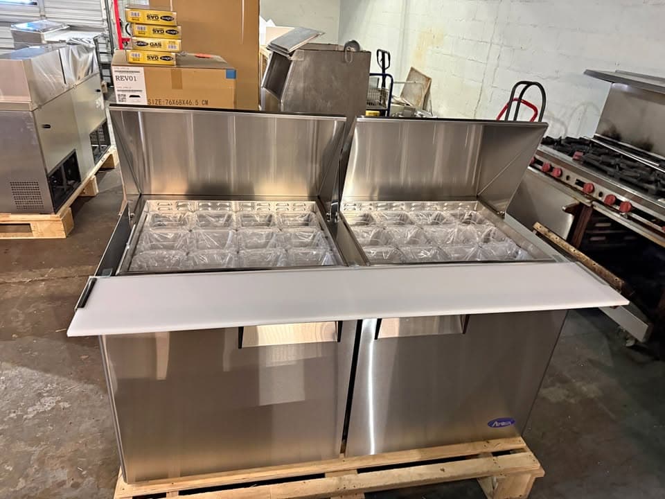 ATOSA 60" MEGA TOP SANDWICH PREP TABLE — SCRATCH & DENT — $2,600