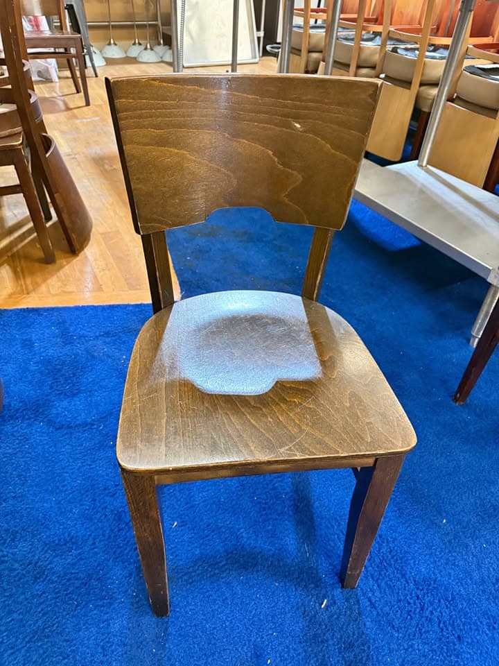 Commercial Walnut Dining Chairs β Excellent Used Condition β $65 Each