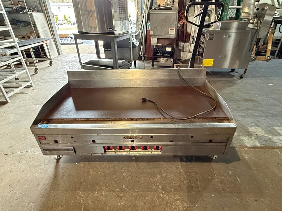 REFURBISHED 60” MAGIKITCHEN GAS GRIDDLE