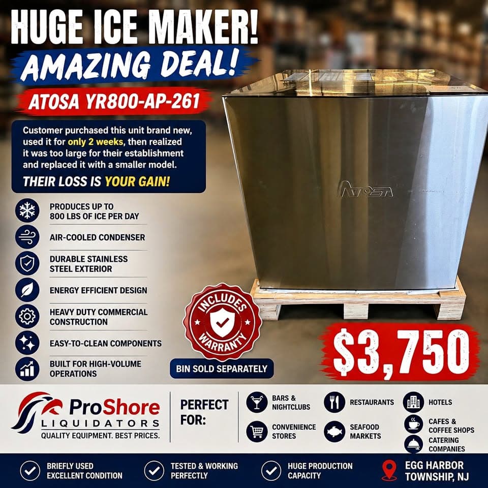 Atosa YR800-AP-261 Ice Maker