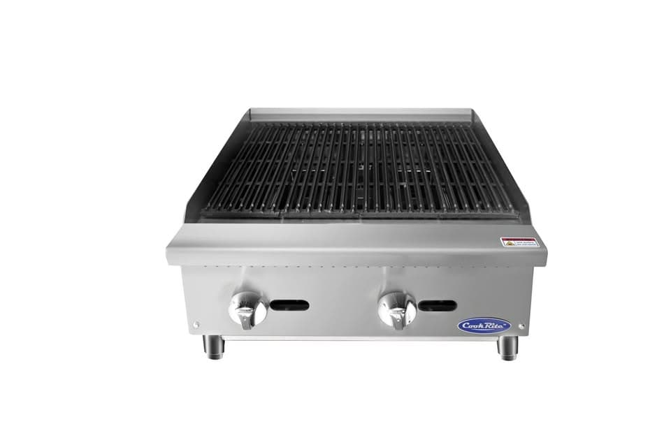 BRAND NEW ATOSA 24" GAS COUNTERTOP CHARBROILER – $923 | ATRC-24 | 70,000 BTU | IN STOCK