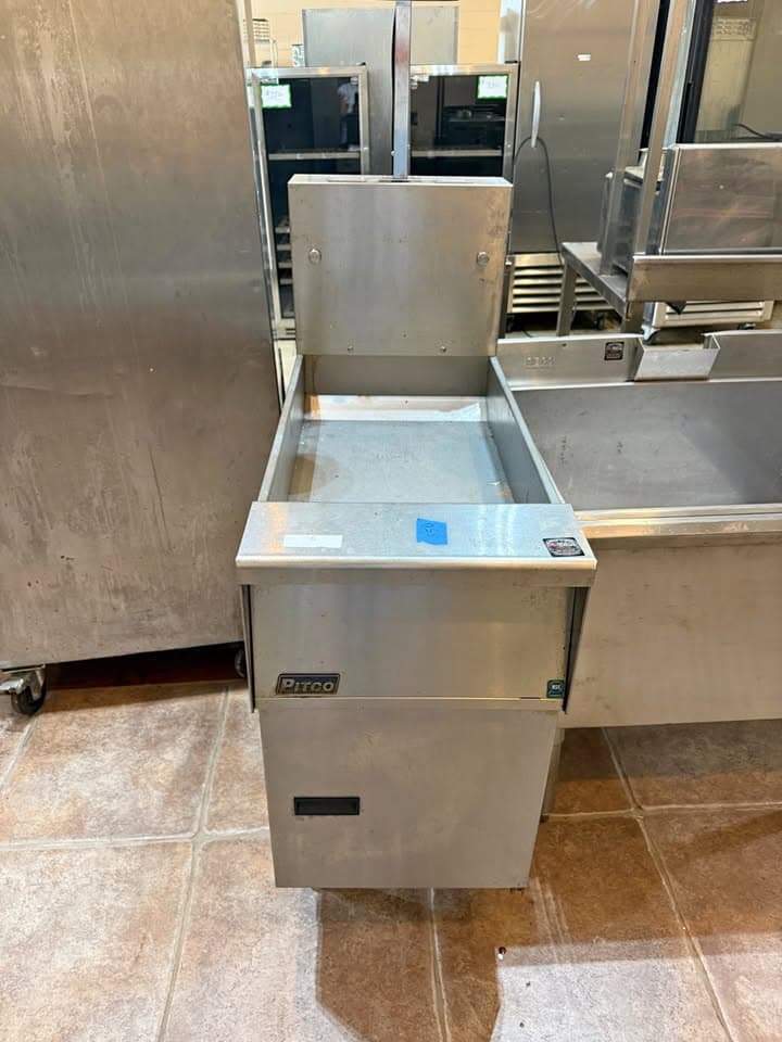 COMMERCIAL FRY DUMP STATION | PITCO FRY DUMP BREAD & BATTER CABINET $950 — Used commercial restaurant equipment for sale