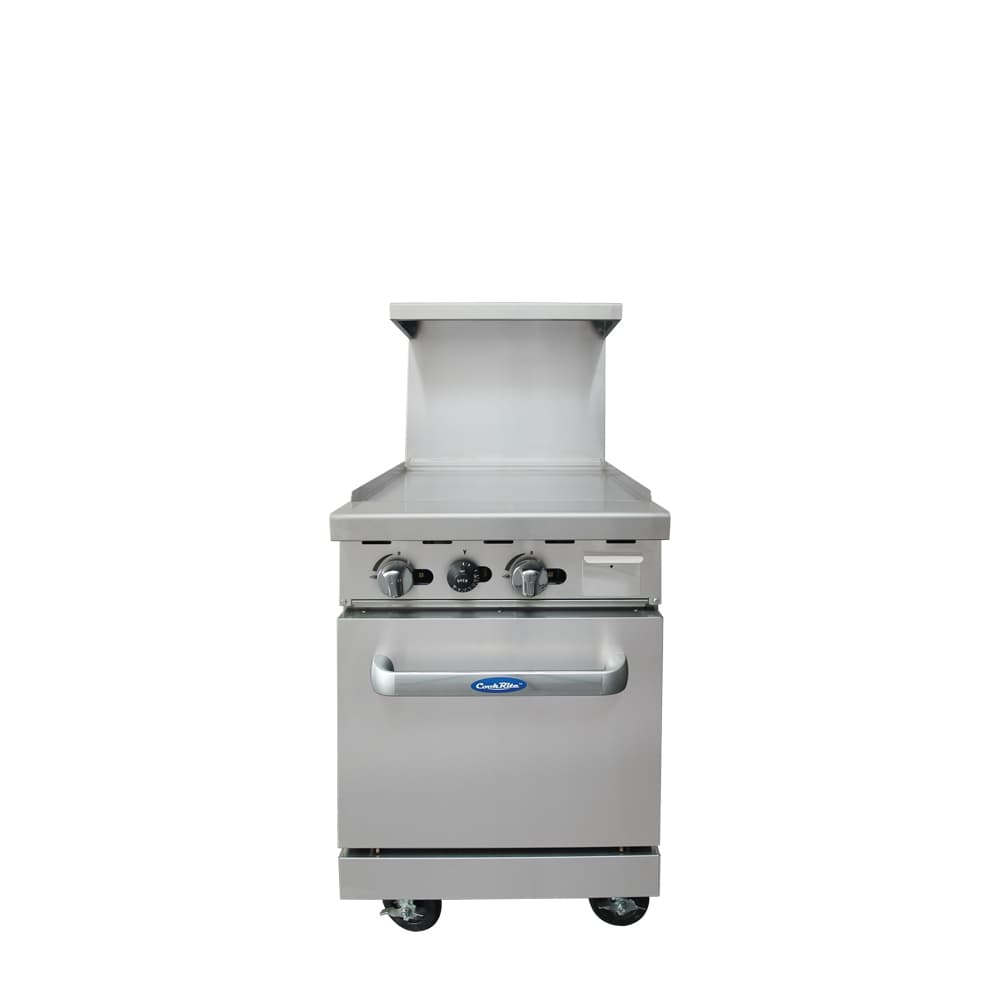 CookRite AGR-24G — 24″ Gas Range with 24″ Griddle