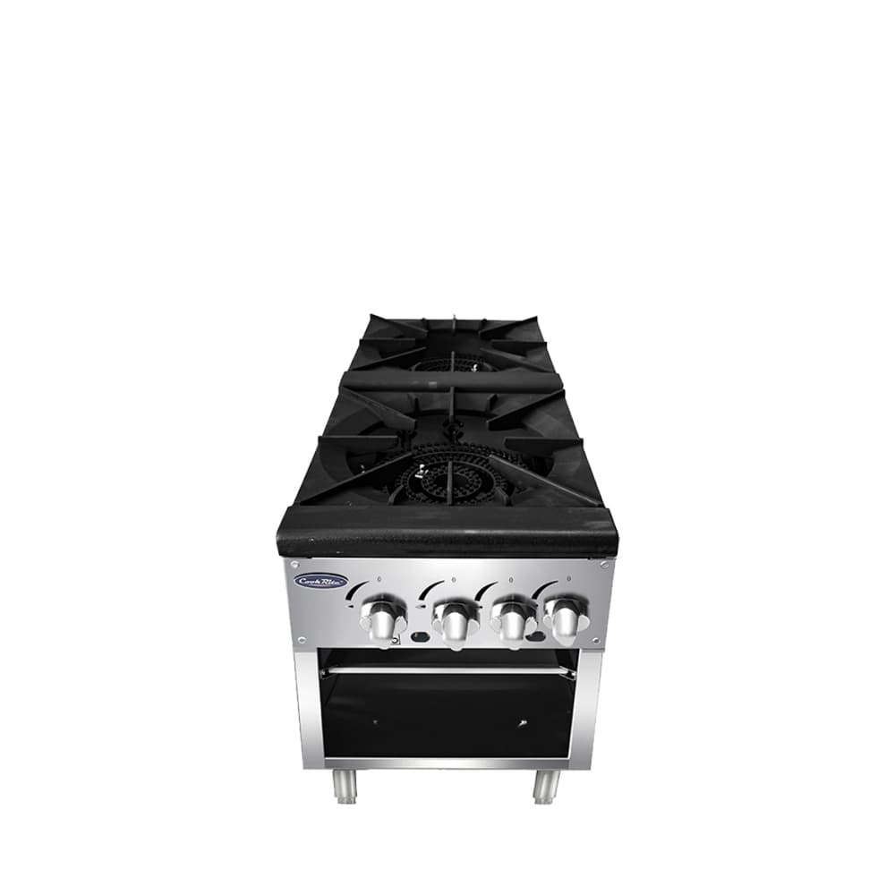 CookRite ATSP-18-2L — Double Stock Pot Stove, Low Height