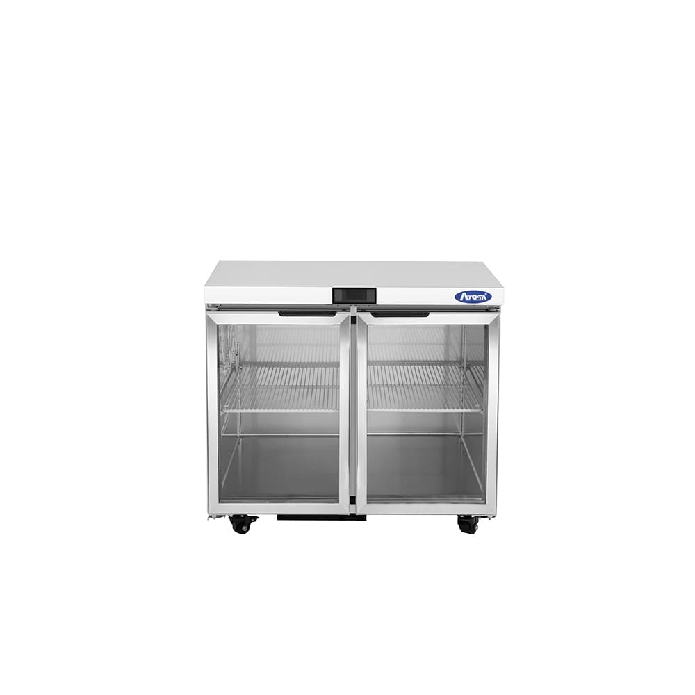 Atosa AUR36GR-GD – Glass Door Undercounter Refrigerator