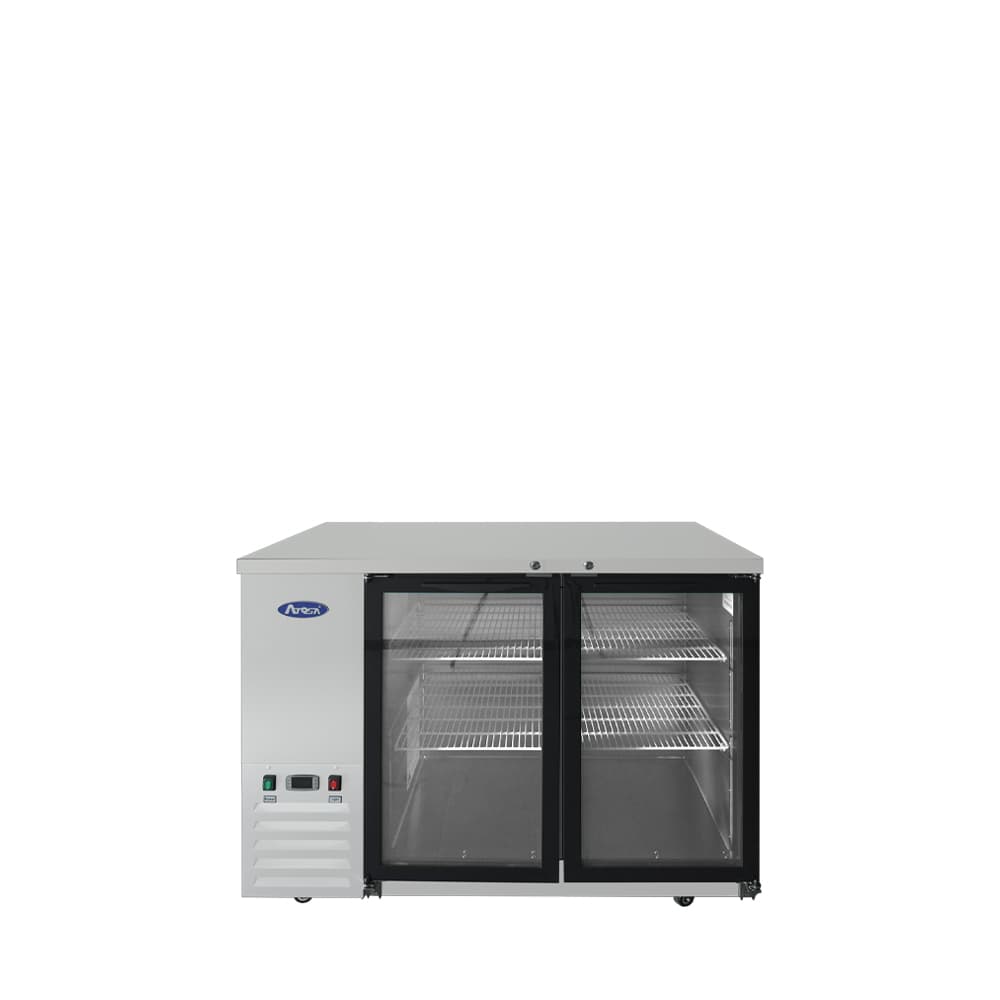 Atosa MBB48GGR — 48″ Back Bar Cooler with Glass Doors