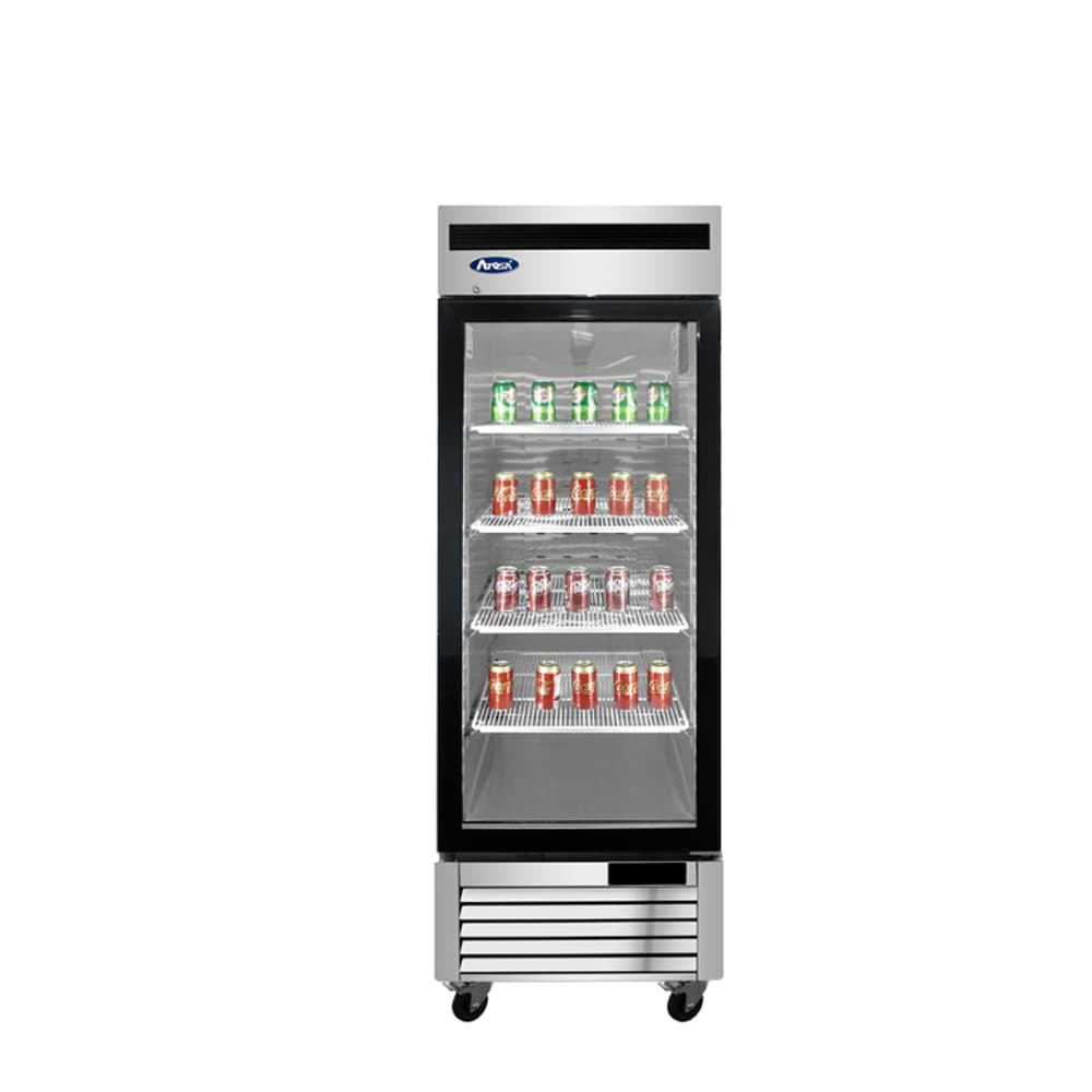 Atosa MCF8701GR — One (1) Glass Door Reach-in Freezer