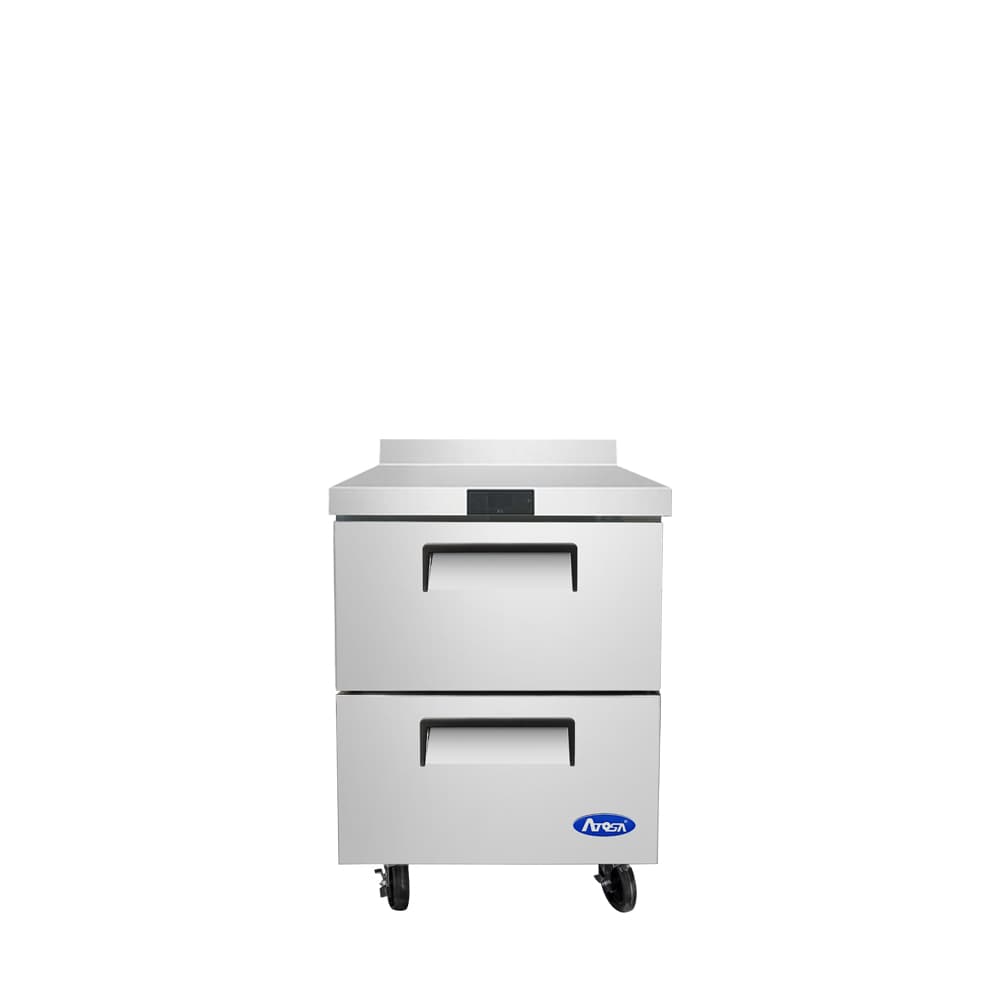 Atosa MGF8423GR – 27″ Worktop Refrigerator with Drawers & Backsplash
