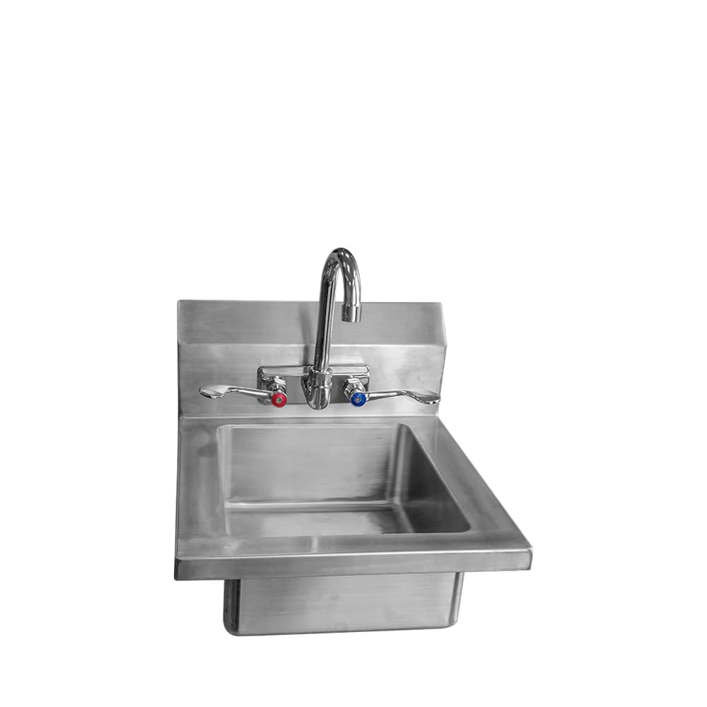 MixRite MRS-HS-14 — 14″ Hand Sink with Wrist Blade Handles