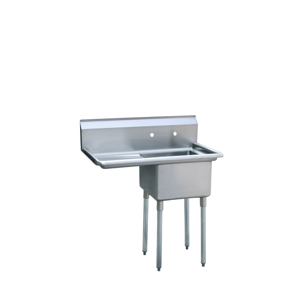 MixRite MRSA-1-L — 18″ One Compartment Sink with Left Drain Board