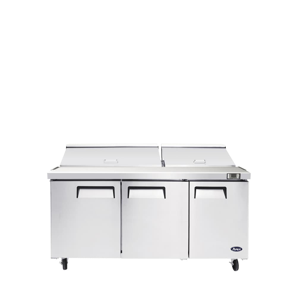 Atosa MSF8308GR — 72″ Refrigerated Mega Top Sandwich Prep. Table
