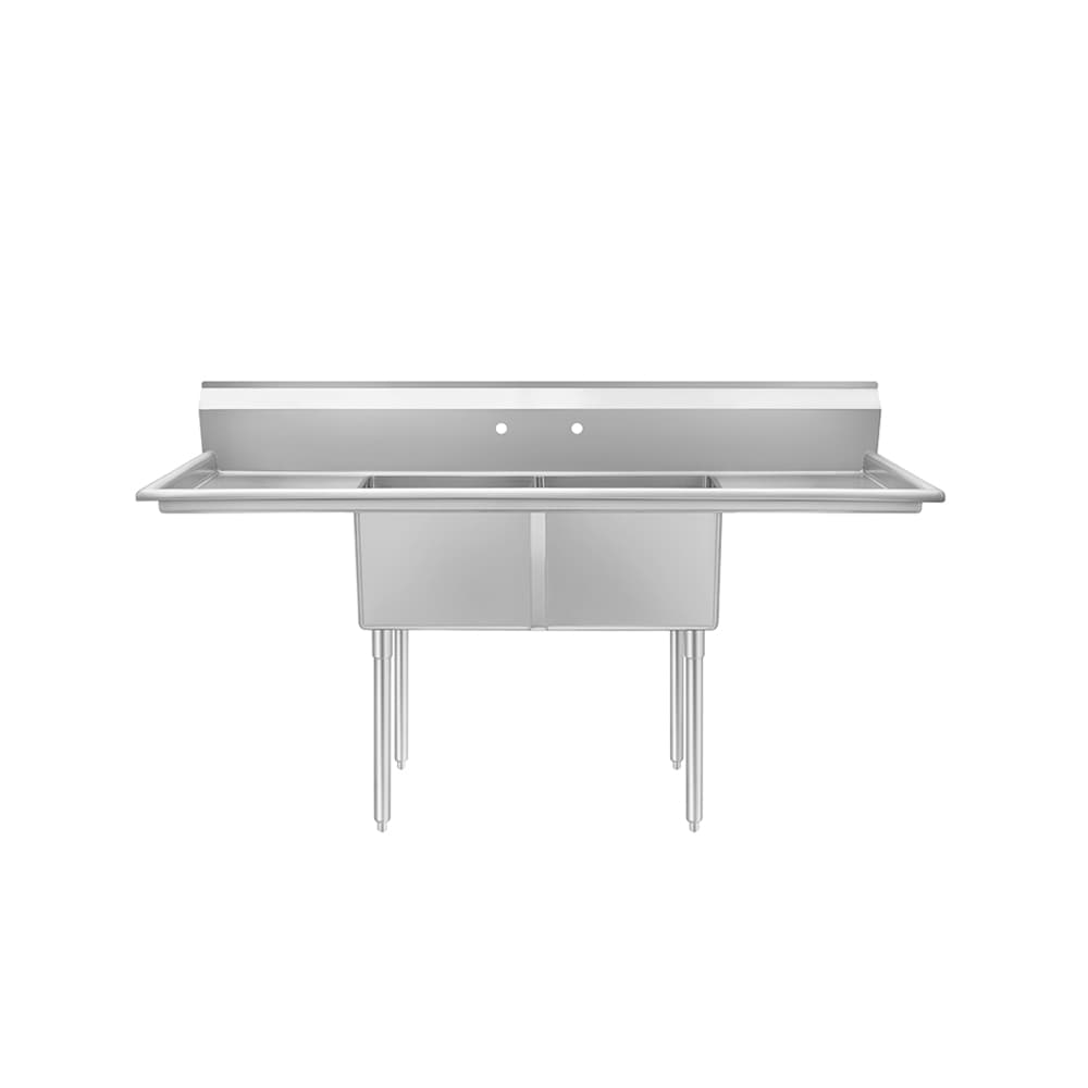 MixRite SS2424F21D24 – Two Compartment Sink