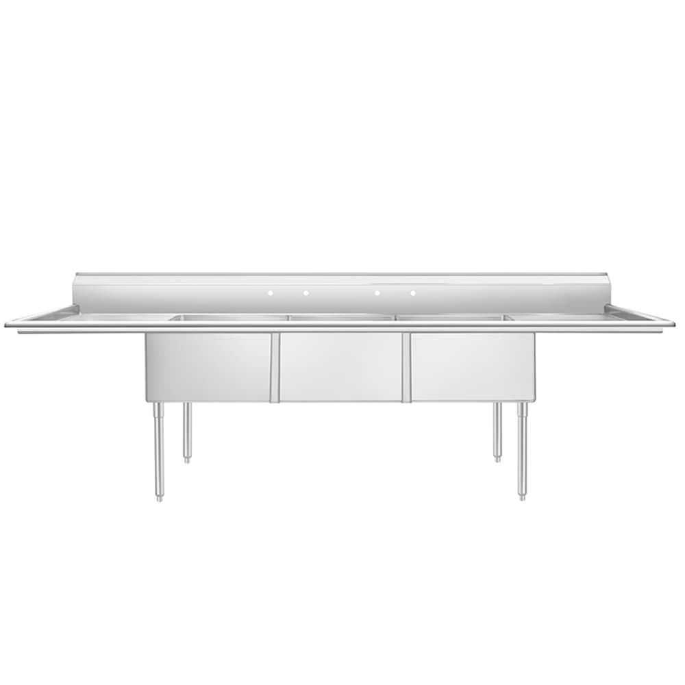 MixRite SS2424F31D24 – Three Compartment Sinks