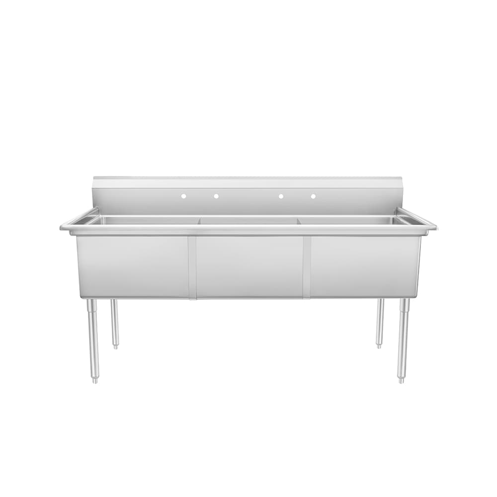 MixRite SS2424F31N – Three Compartment Sink