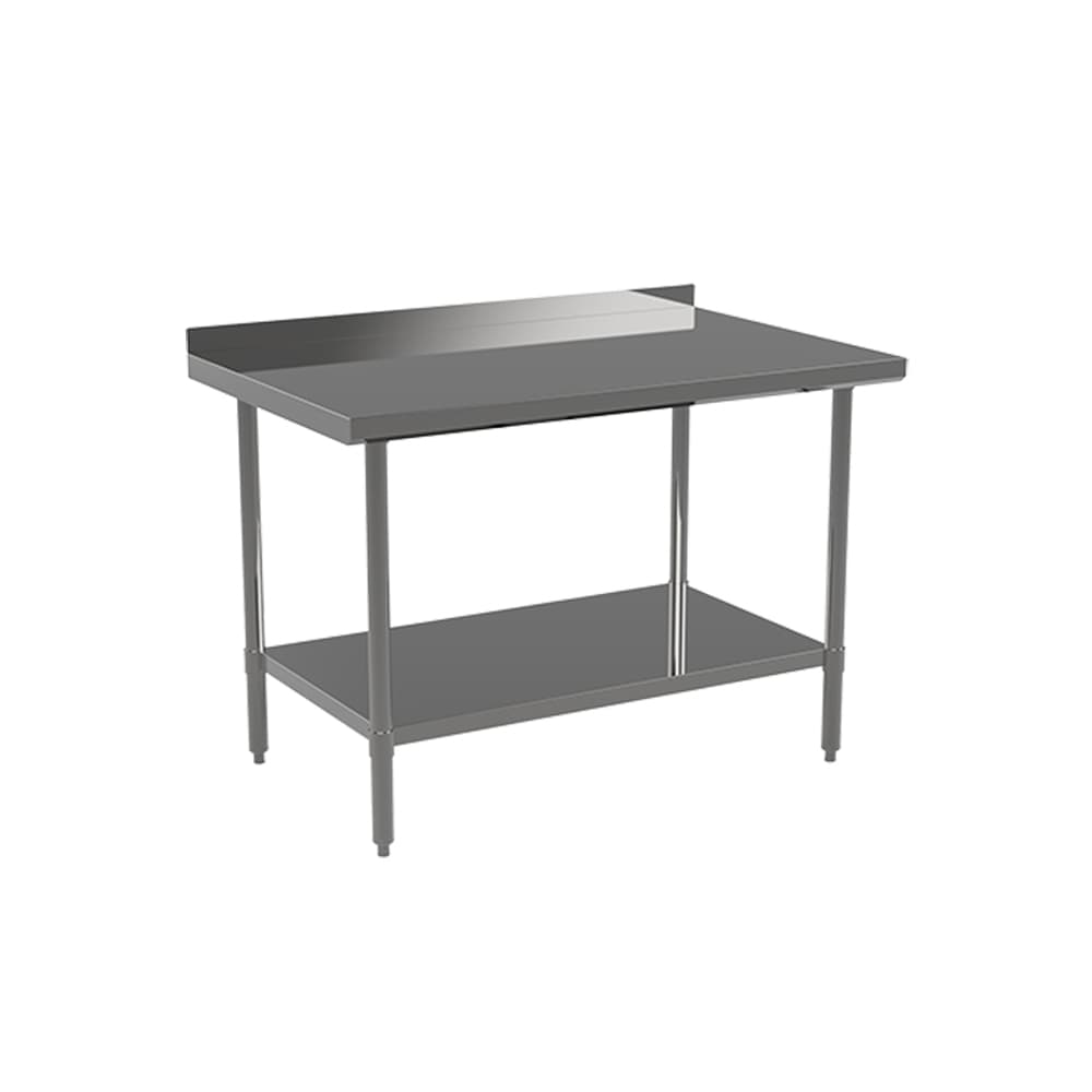 MixRite ST2448ECR2 – Work Table Top Shelf with 2″ Rear Edge Up Style