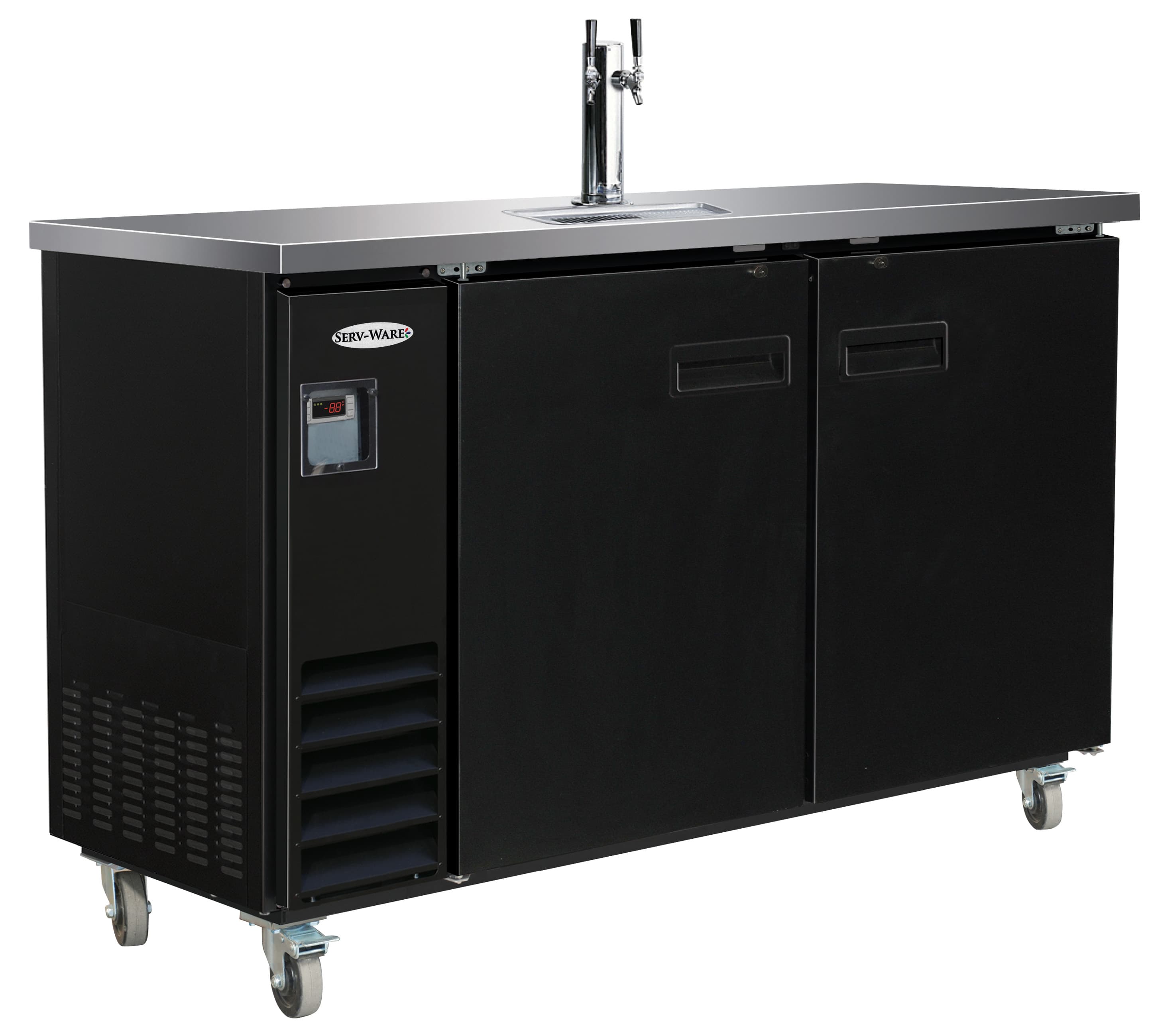 Serv-Ware DD61-1-HC - 61 in. Unit / 1 Tower