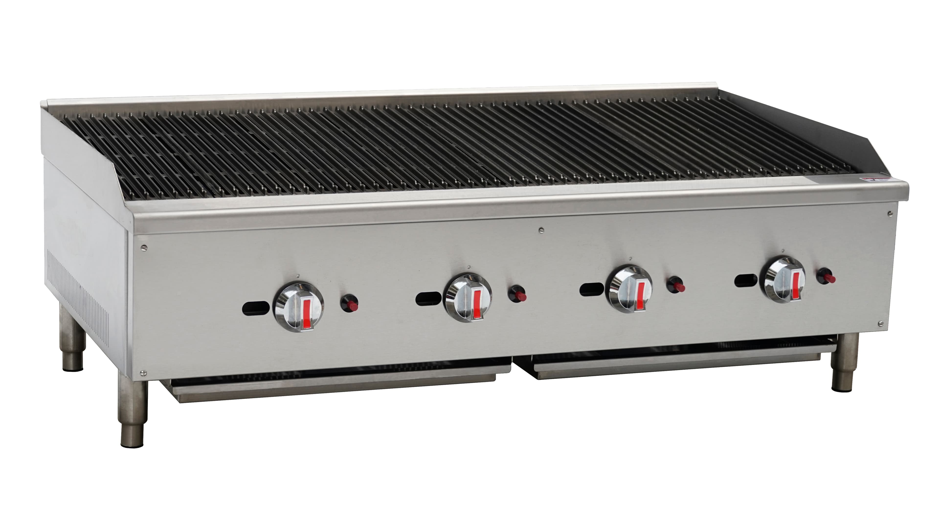 Serv-Ware SCBS-48-LP - 4 Burner Gas Radiant Charbroiler