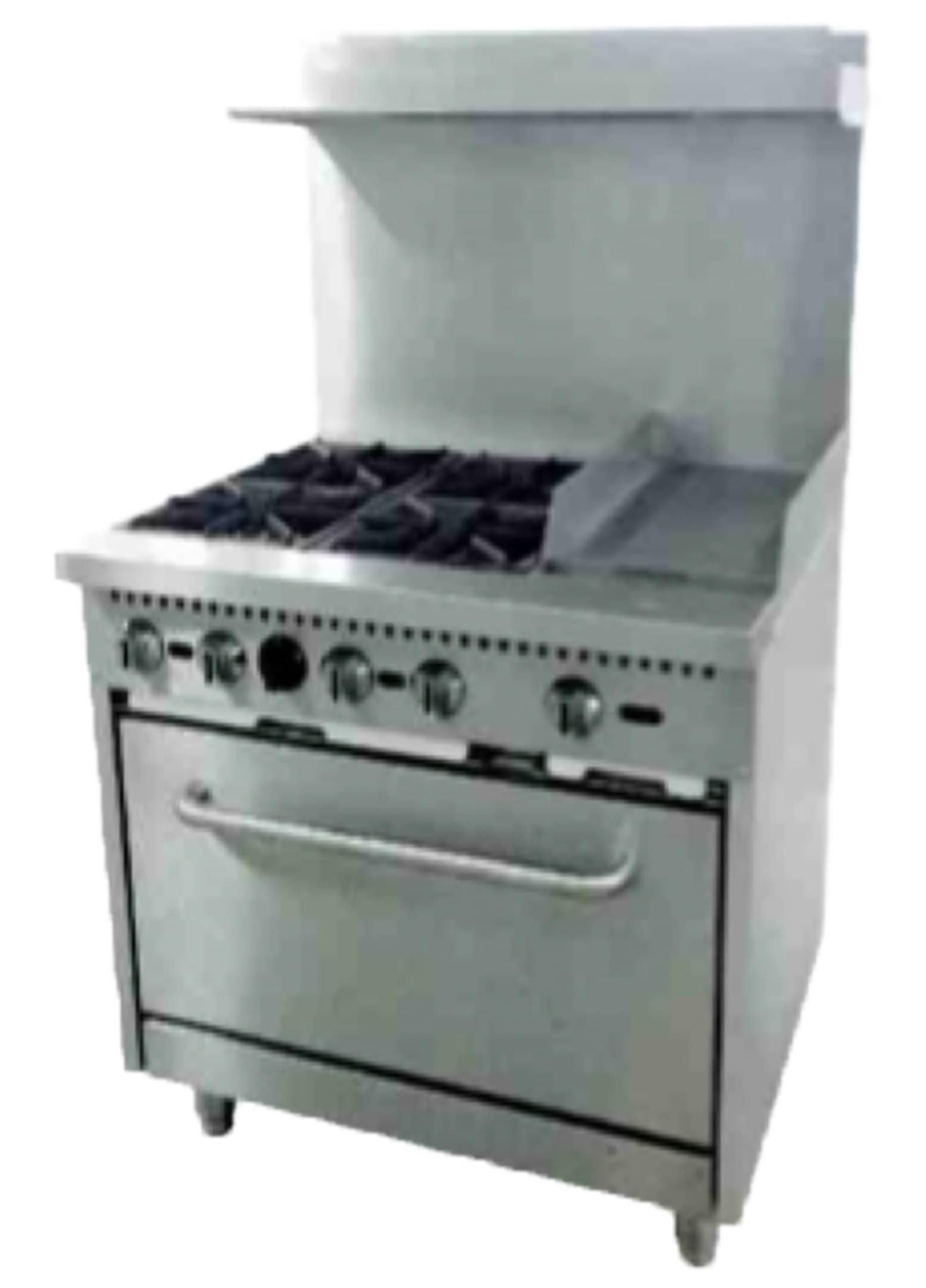 Serv-Ware SGR-4B-12G - 4 Burner / 12" Griddle