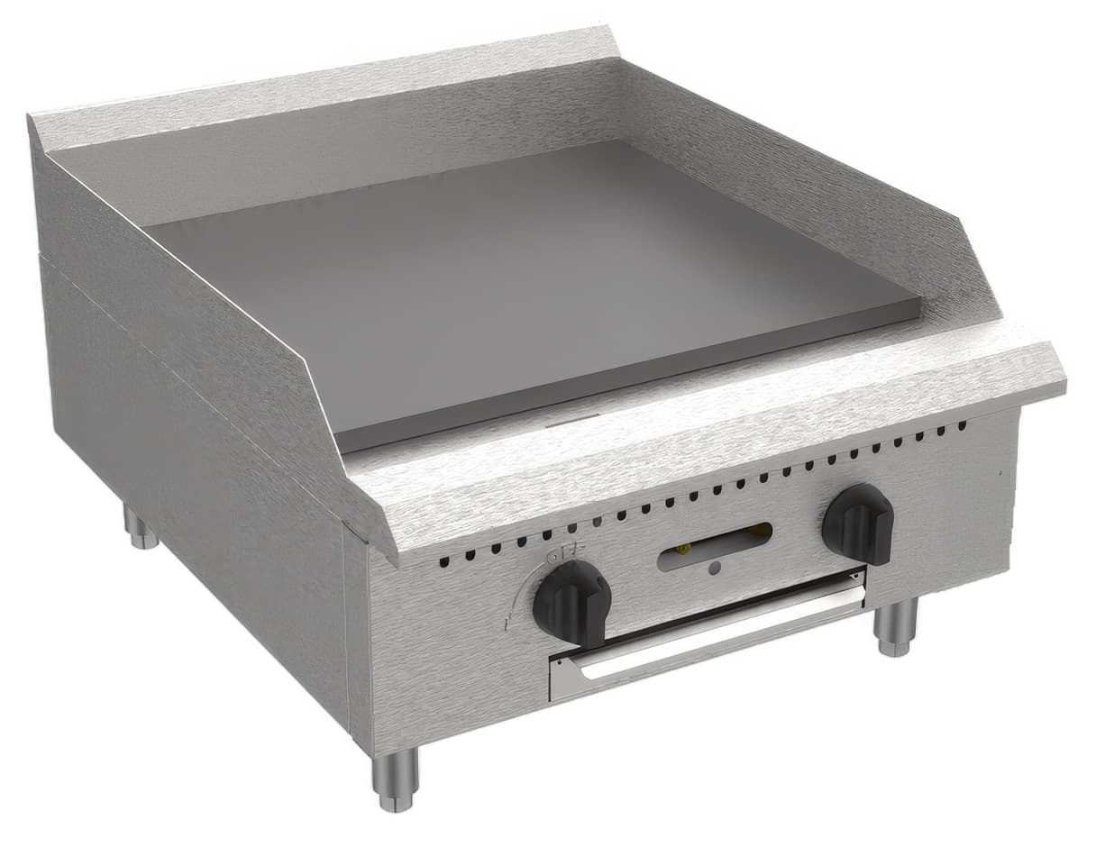 Serv-Ware SMGS-12-LP - 1 Burner Gas Manual Griddle