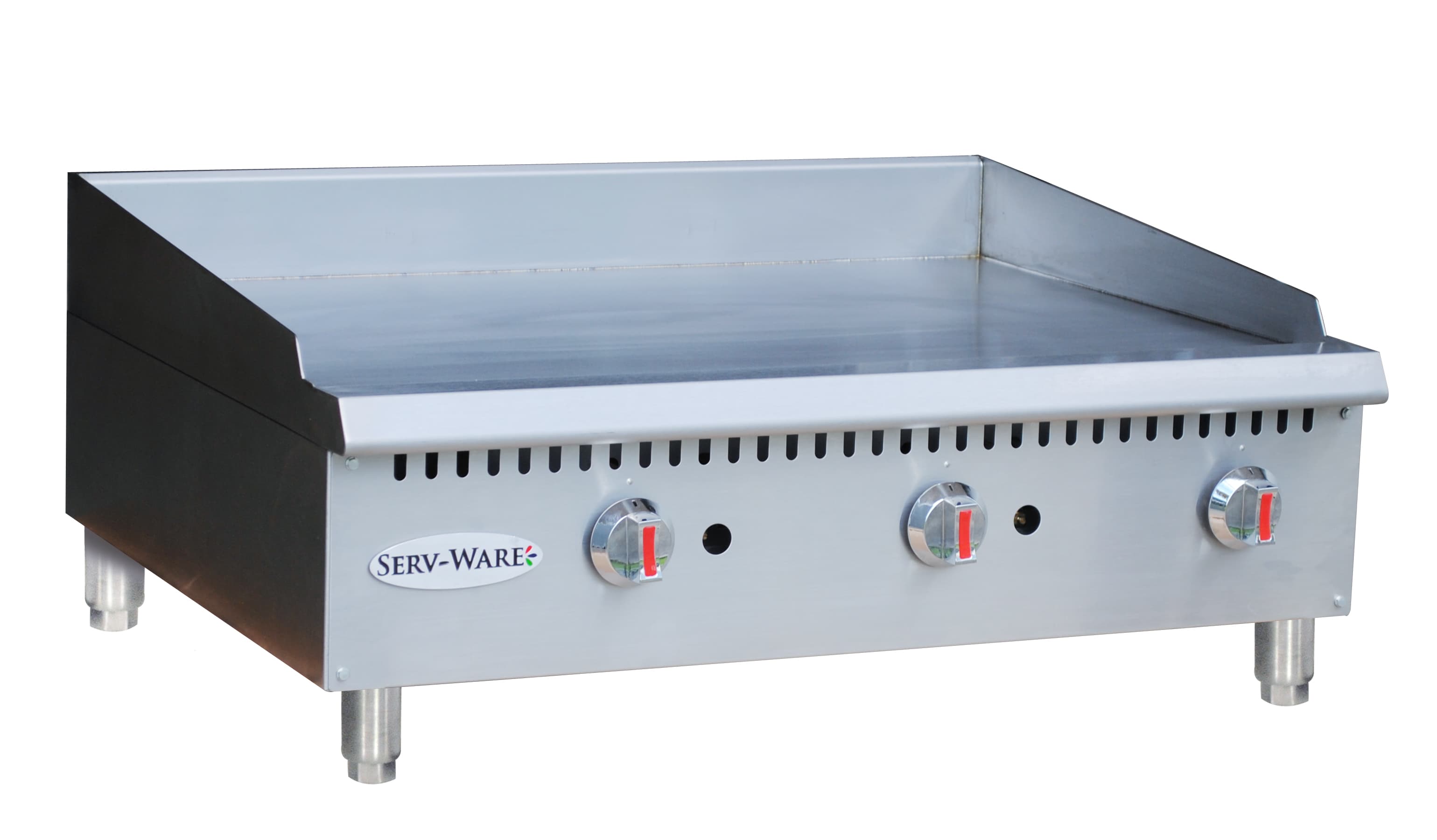 Serv-Ware SMGS-36 - 3 Burner Gas Manual Griddle