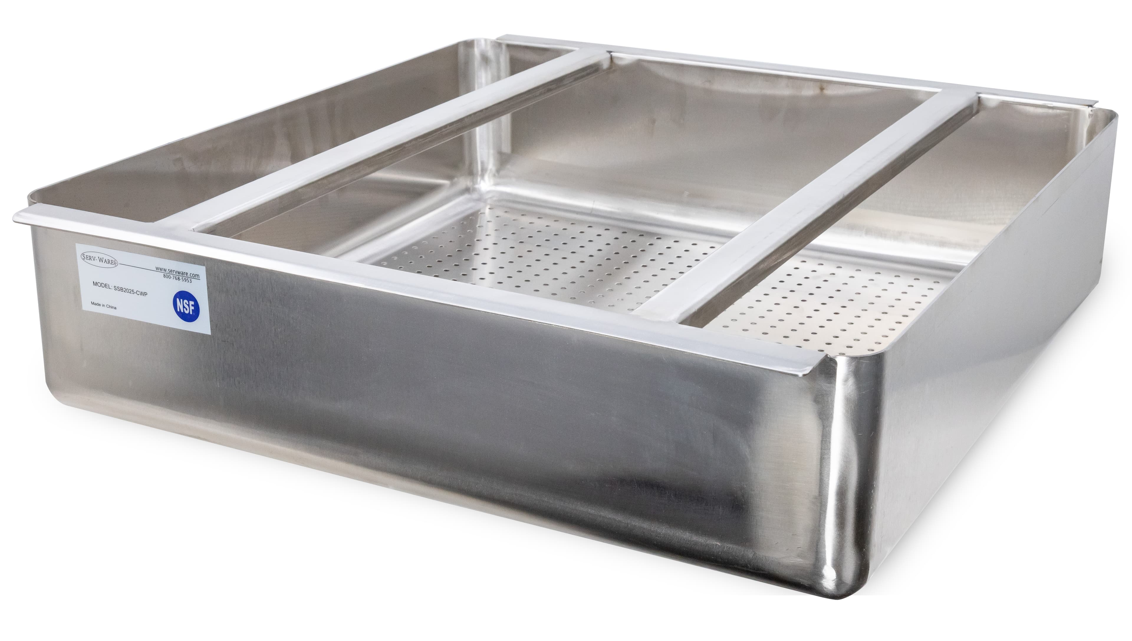 Serv-Ware SSB2025-CWP - 21.375" W x 19.5" D x 5" H