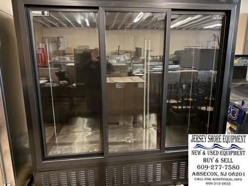 Powers FS77GDHC — 77" 3 Swing Glass Door Floral Case Refrigerated Merchandiser — Used commercial restaurant equipment for sale