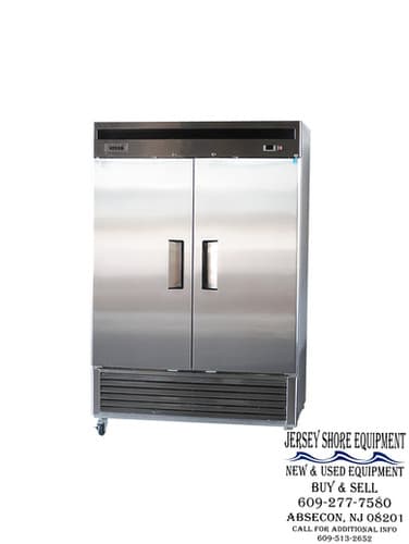 Bison BRF-46 — 54" Stainless Steel Reach-In Freezer, 46 cu.ft. — Used commercial restaurant equipment for sale