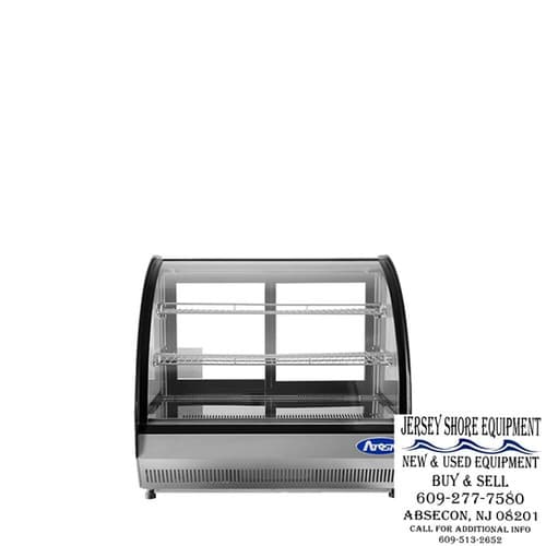 Atosa CRDC-35 — Countertop Refrigerated Curved Display, 3.5 Cu Ft — Used commercial restaurant equipment for sale