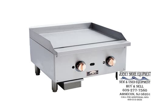 Copper Beech CBTG-24 — Gas Countertop Griddle, 24" Cooking Surface — Used commercial restaurant equipment for sale