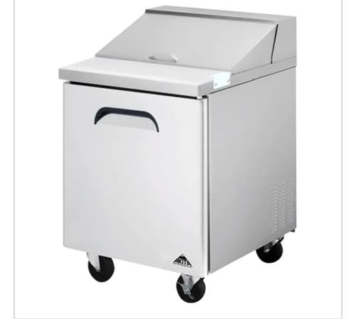 Akita Refrigeration AST-27 — Refrigerated Sandwich Salad Prep Table, 27.5" — Used commercial restaurant equipment for sale