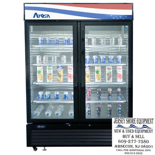 Atosa MCF8723GR — Two Door Glass Merchandiser, 43.95 Cubic Ft — Used commercial restaurant equipment for sale