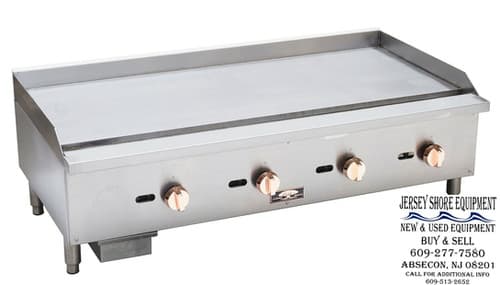 Copper Beech CBTG-48 — Gas Countertop Griddle, 48" Cooking Surface — Used commercial restaurant equipment for sale