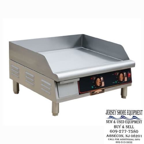 Copper Beech CBETG-24 — Electric Countertop Griddle, 24 Inch — Used commercial restaurant equipment for sale