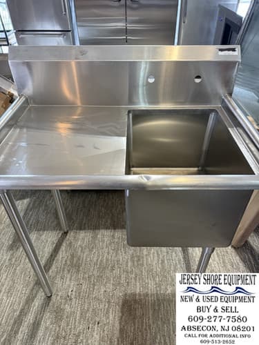 Pro Shore 1SS-162014L18 — One-Compartment Premium Sink, 38.19" W x 25.5" D x 44.06" H — Used commercial restaurant equipment for sale