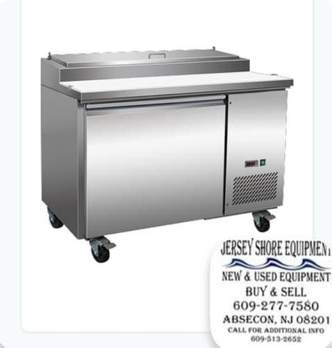 Serv-Ware PP44-6-HC — Pizza Prep Unit, Stainless Steel Construction — Used commercial restaurant equipment for sale