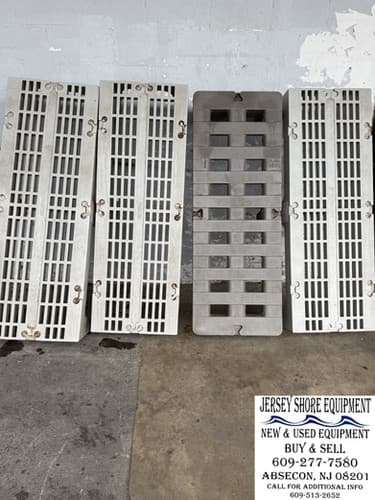 Unbranded Assorted Dunnage Racks — Aluminum & Plastic, Various Sizes — Used commercial restaurant equipment for sale