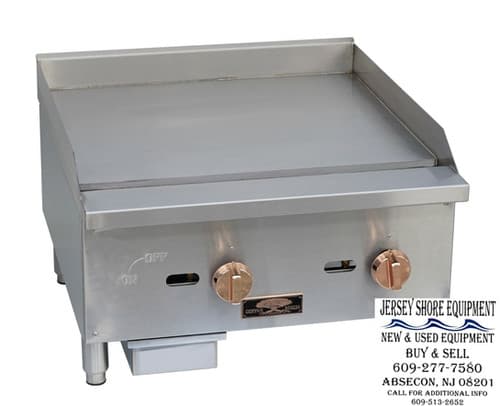Copper Beech CBMG-24 — Gas Countertop Griddle, 24" Cooking Surface — Used commercial restaurant equipment for sale