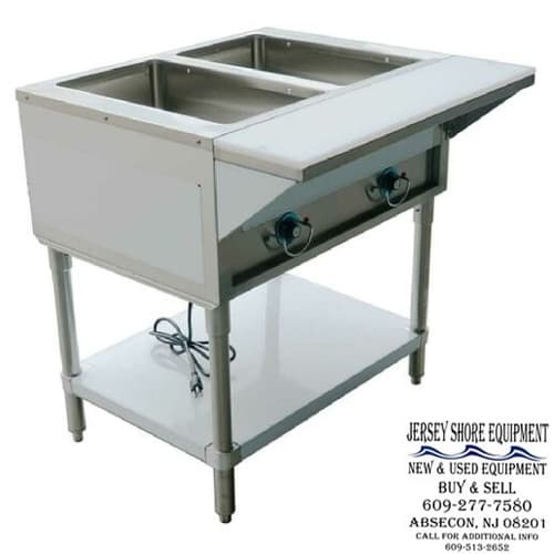 Copper Beech CBEST-2-S — Two-Bay Electric Hot Food Well Steam Table — Used commercial restaurant equipment for sale